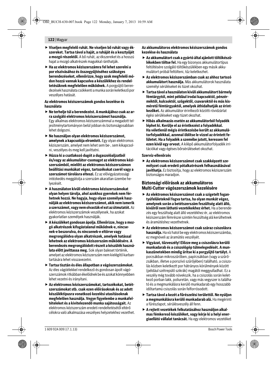 Bosch GOP 10,8 V-LI Professional User Manual | Page 122 / 215