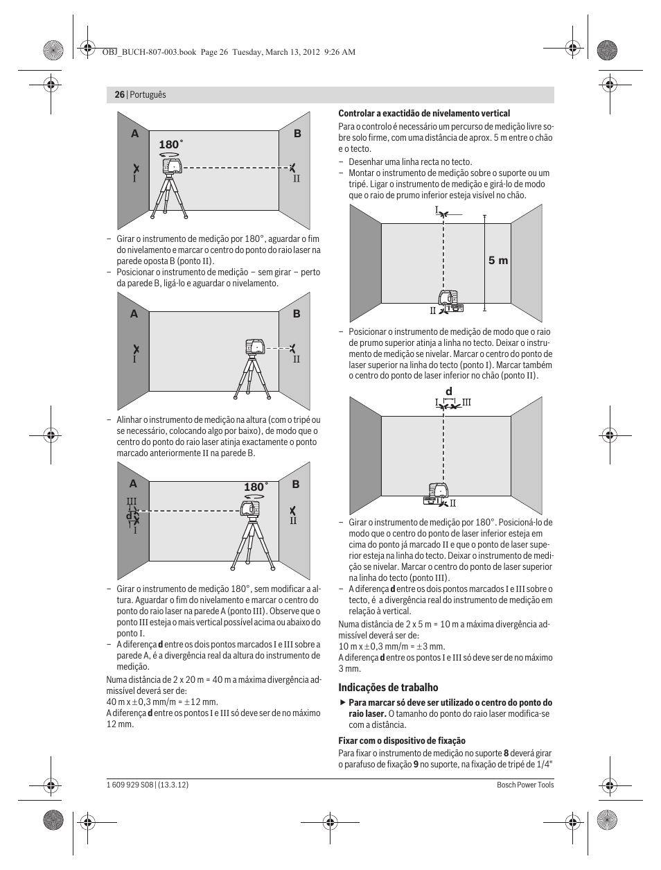 Bosch GPL 3 Professional User Manual | Page 26 / 158