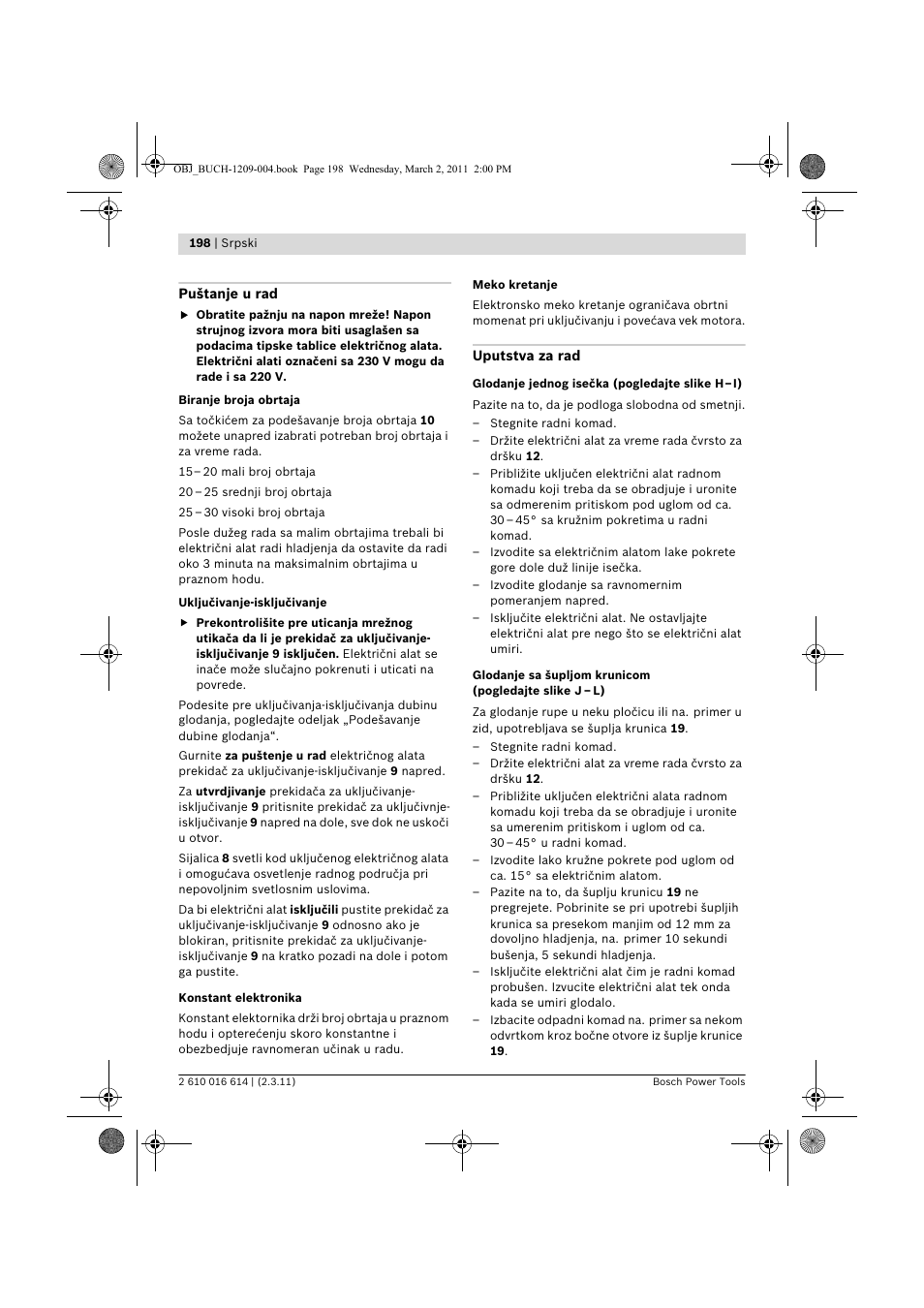 Bosch GTR 30 CE Professional User Manual | Page 198 / 256