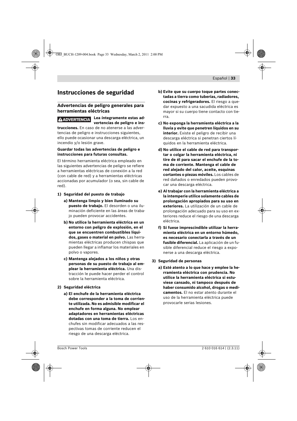 Instrucciones de seguridad | Bosch GTR 30 CE Professional User Manual | Page 33 / 256