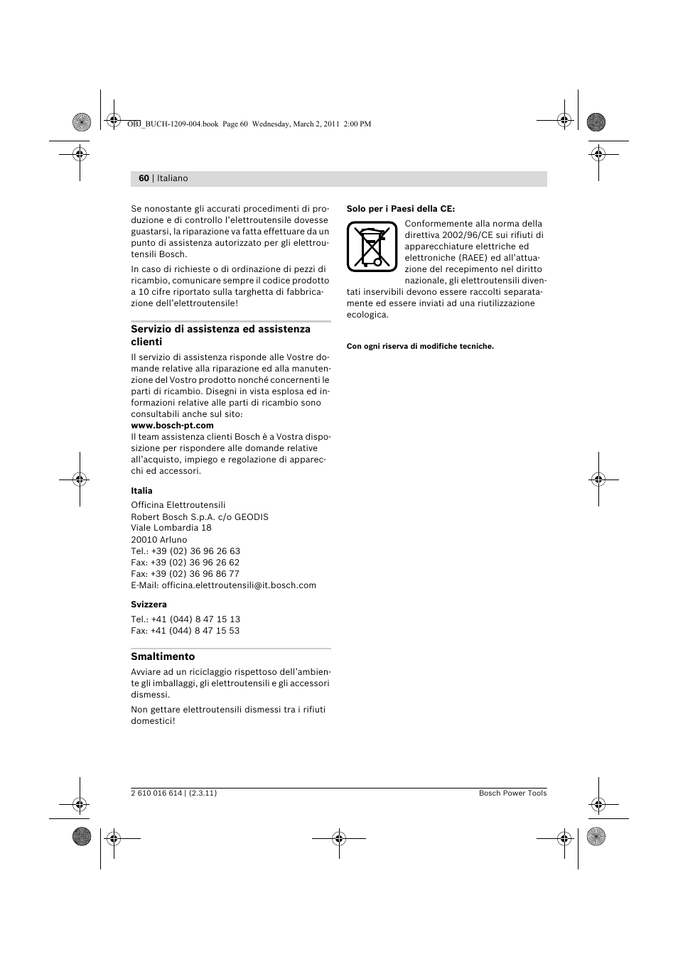 Bosch GTR 30 CE Professional User Manual | Page 60 / 256