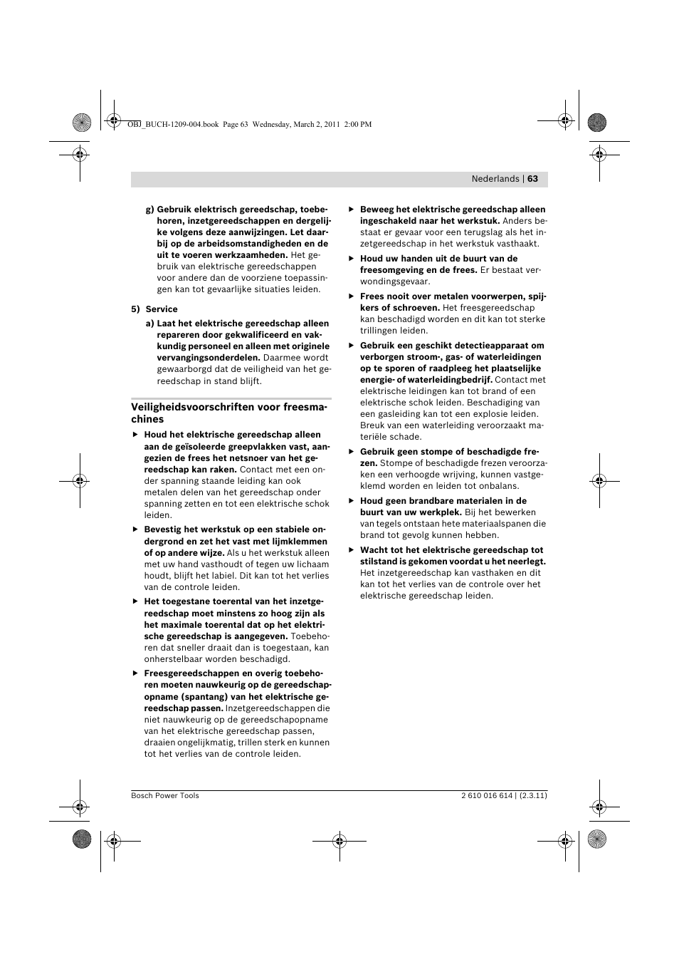 Bosch GTR 30 CE Professional User Manual | Page 63 / 256