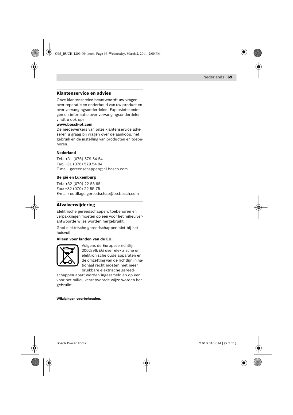 Bosch GTR 30 CE Professional User Manual | Page 69 / 256