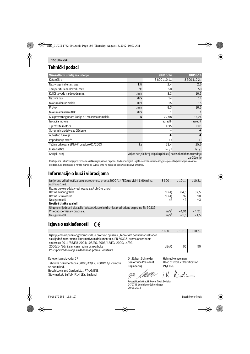Bosch GHP 5-14 User Manual | Page 156 / 198