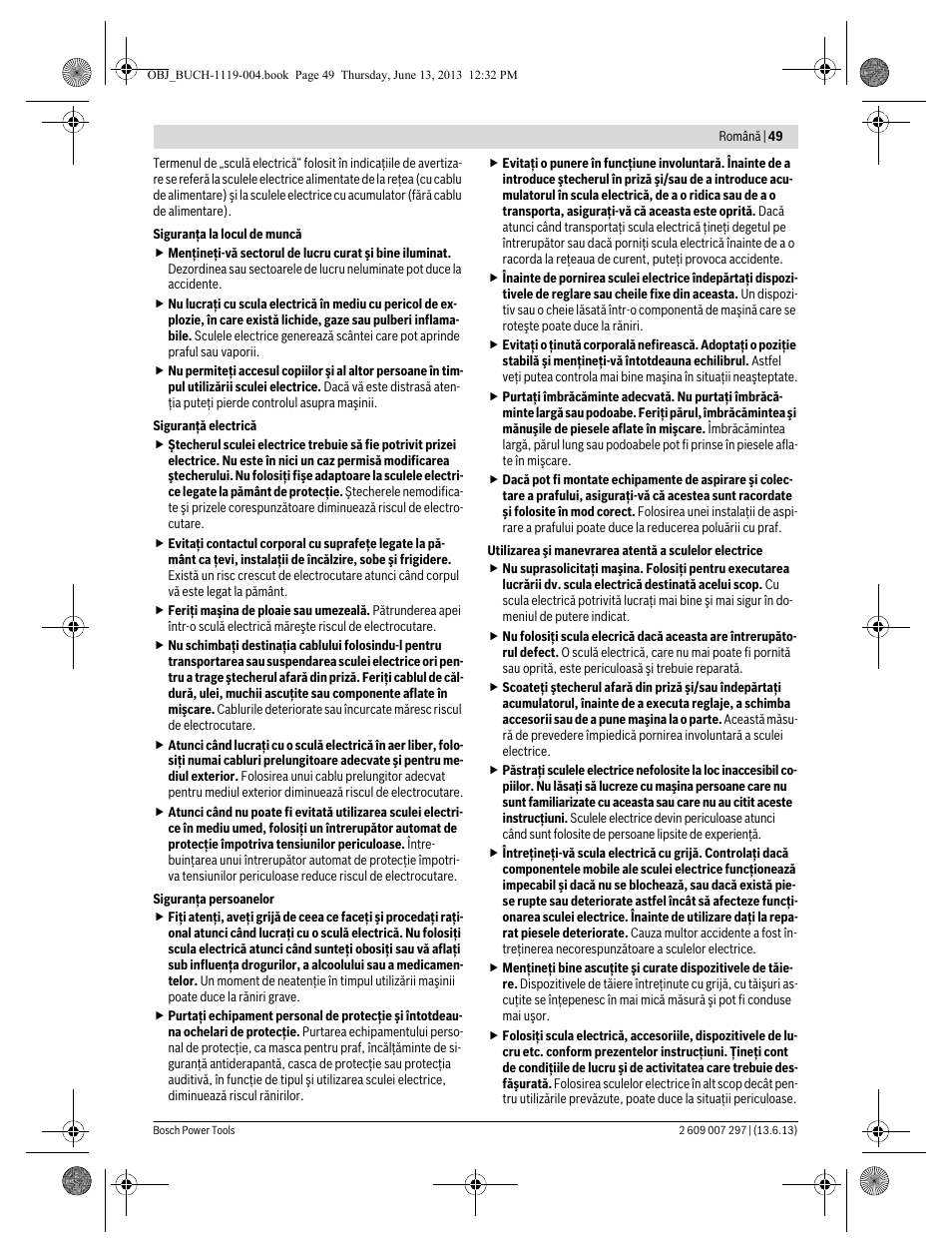Bosch PST 750 PE User Manual | Page 49 / 103