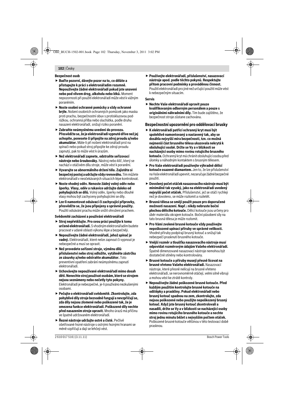 Bosch GCT 115 Professional User Manual | Page 102 / 205