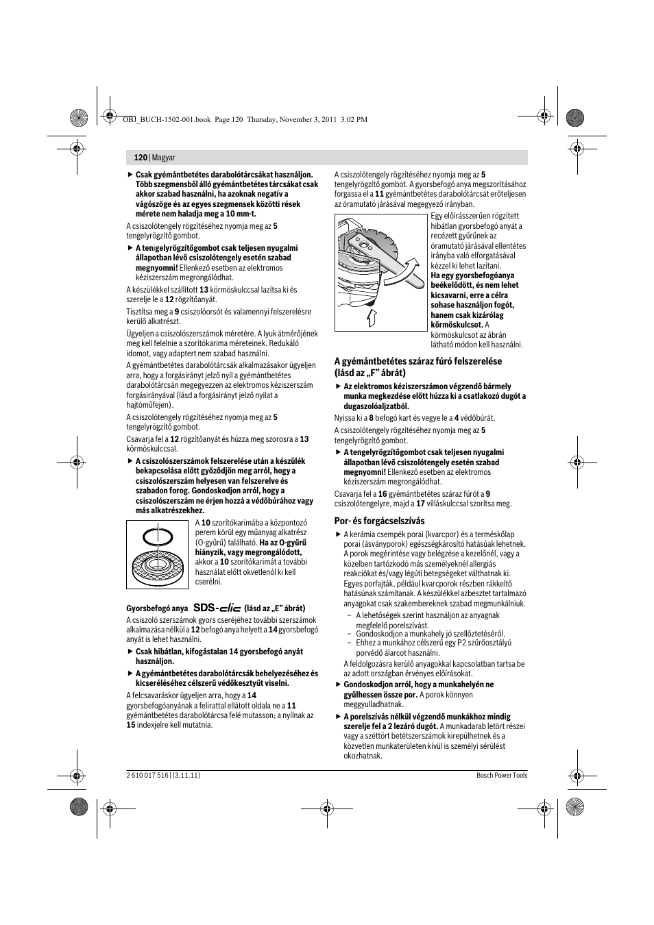 Bosch GCT 115 Professional User Manual | Page 120 / 205