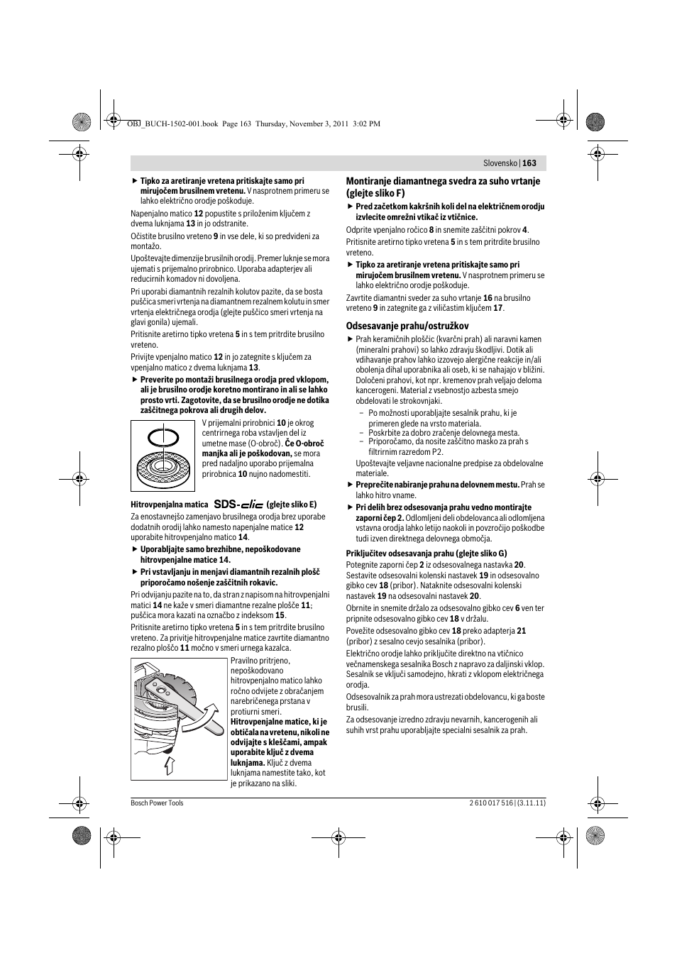 Bosch GCT 115 Professional User Manual | Page 163 / 205