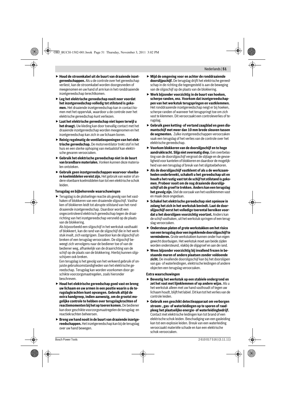 Bosch GCT 115 Professional User Manual | Page 51 / 205