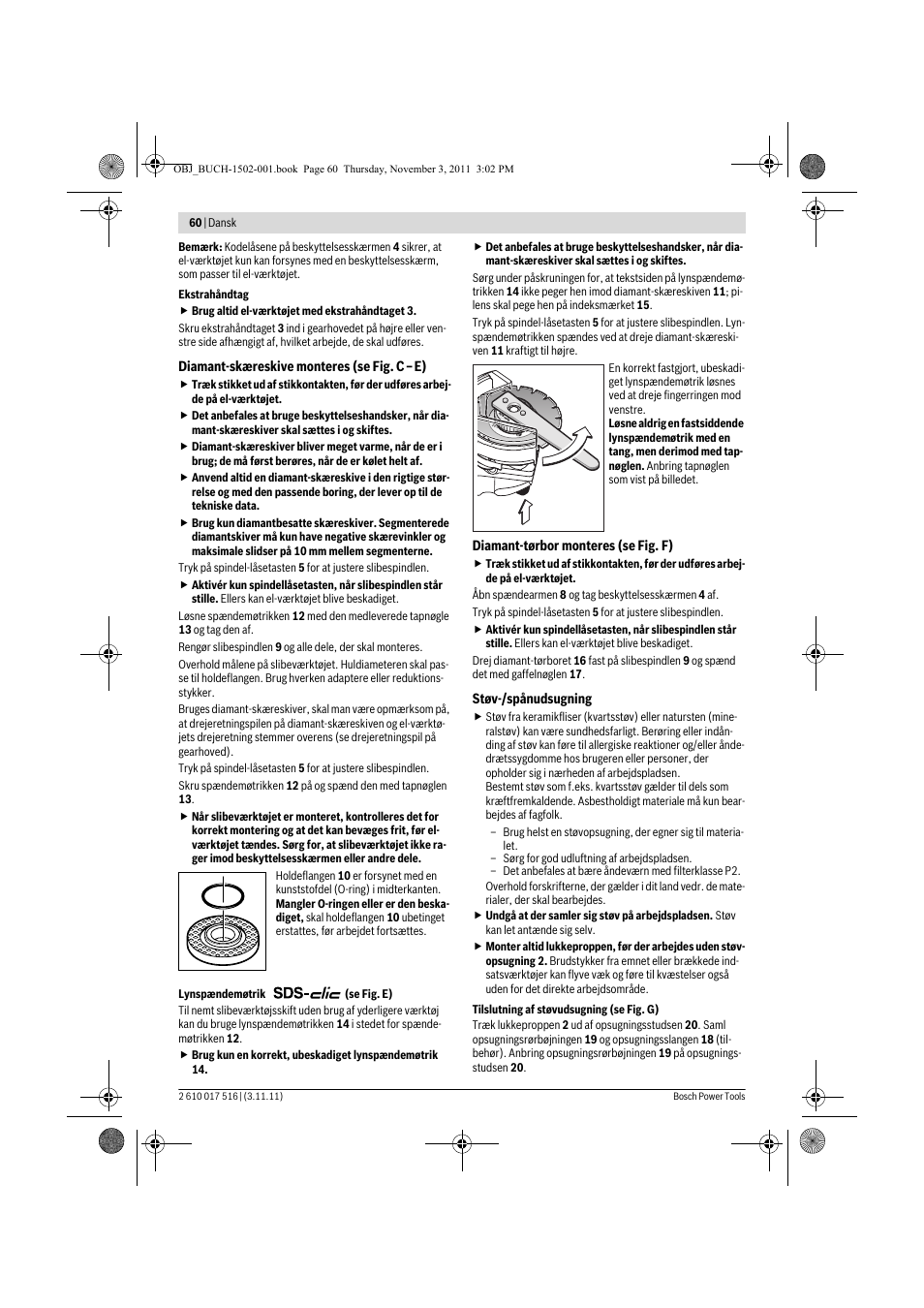 Bosch GCT 115 Professional User Manual | Page 60 / 205