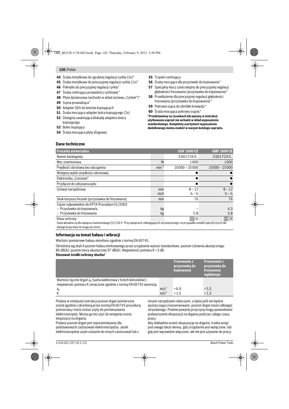 Bosch GMF 1600 CE Professional User Manual | Page 120 / 255