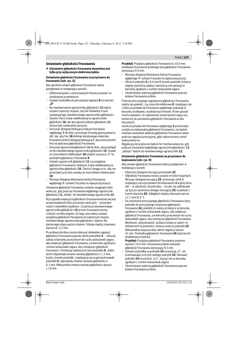 Bosch GMF 1600 CE Professional User Manual | Page 123 / 255
