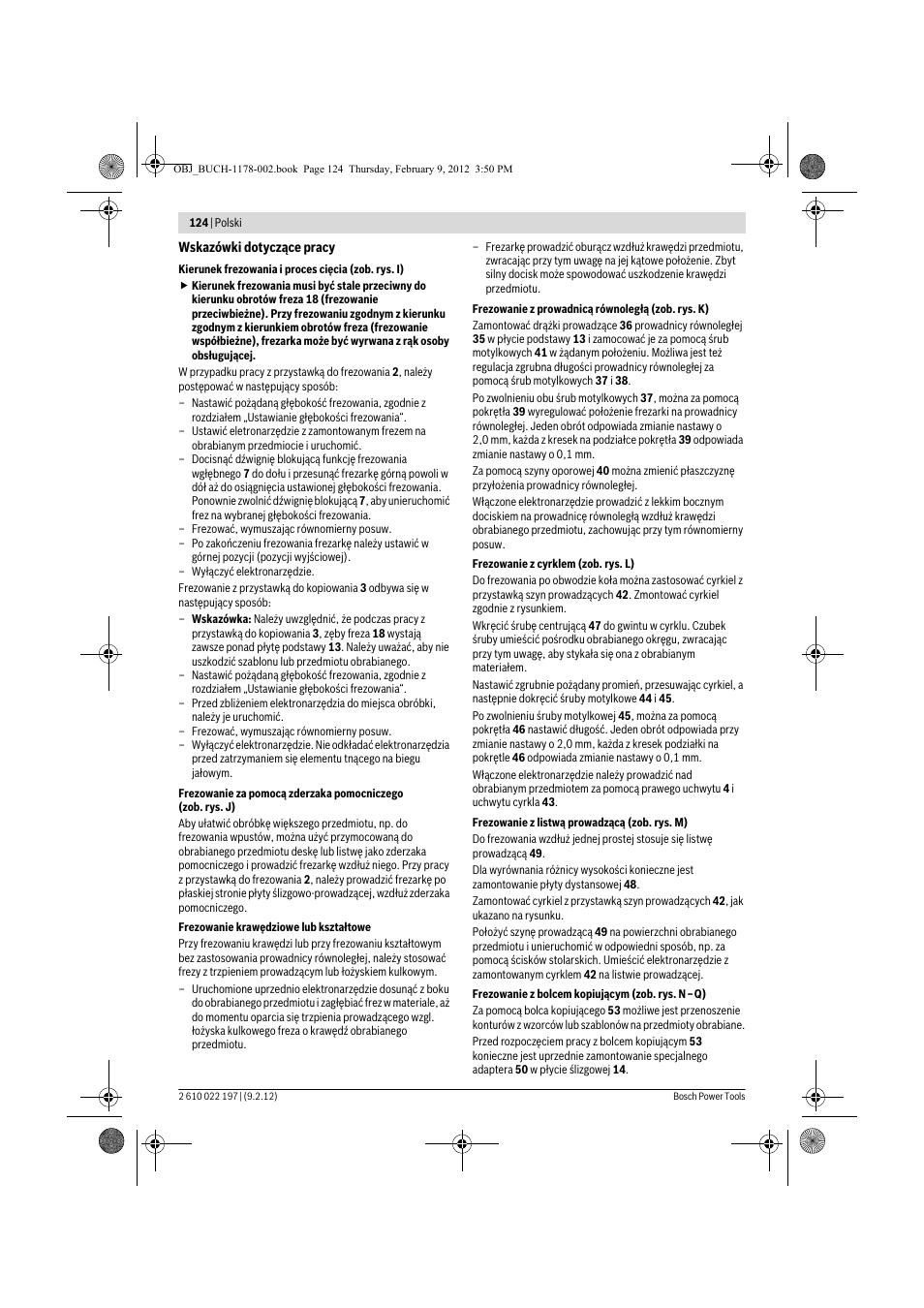 Bosch GMF 1600 CE Professional User Manual | Page 124 / 255