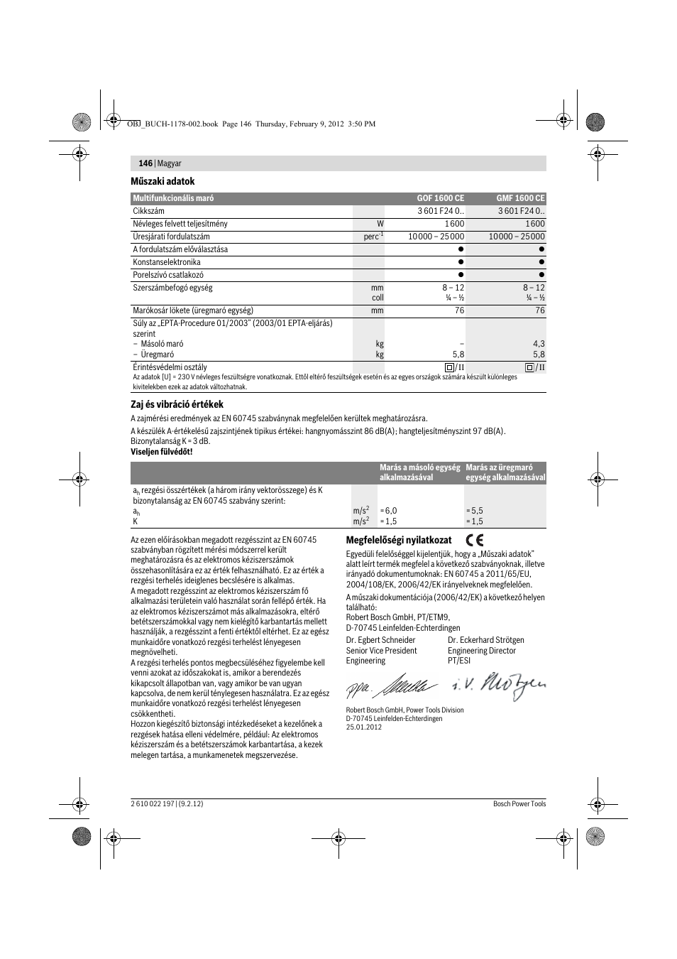 Bosch GMF 1600 CE Professional User Manual | Page 146 / 255