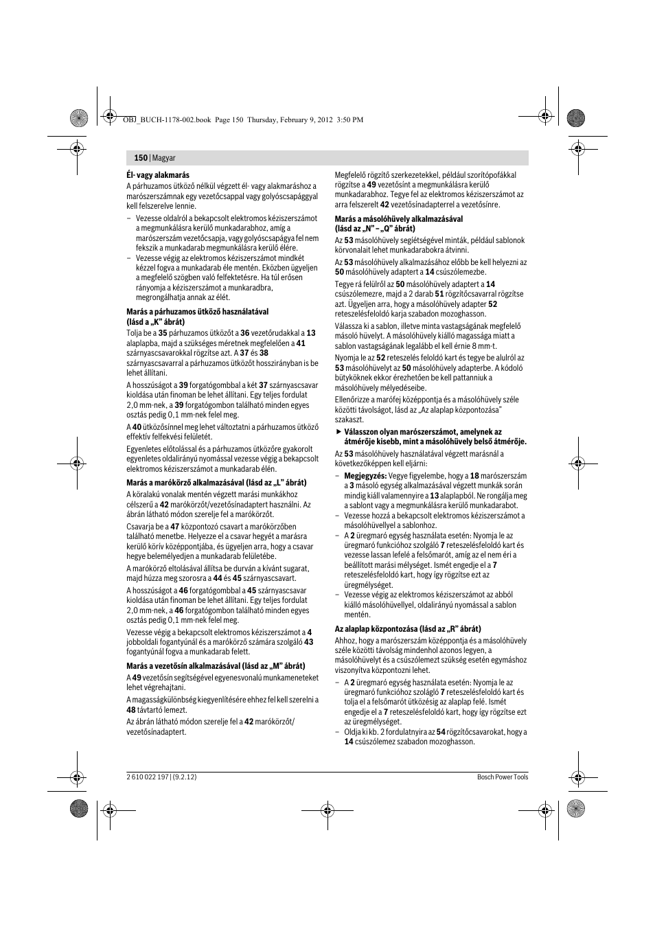 Bosch GMF 1600 CE Professional User Manual | Page 150 / 255