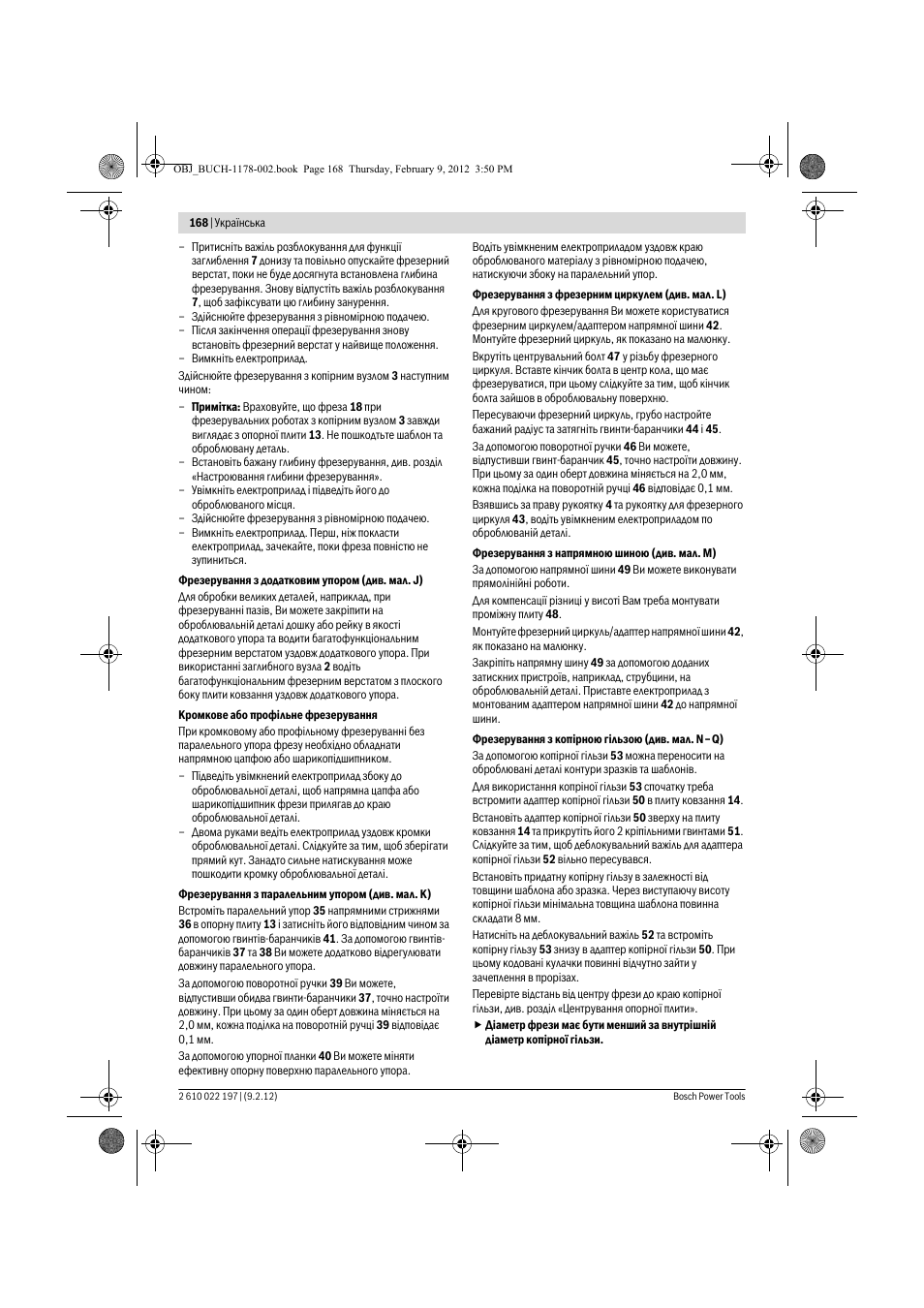 Bosch GMF 1600 CE Professional User Manual | Page 168 / 255