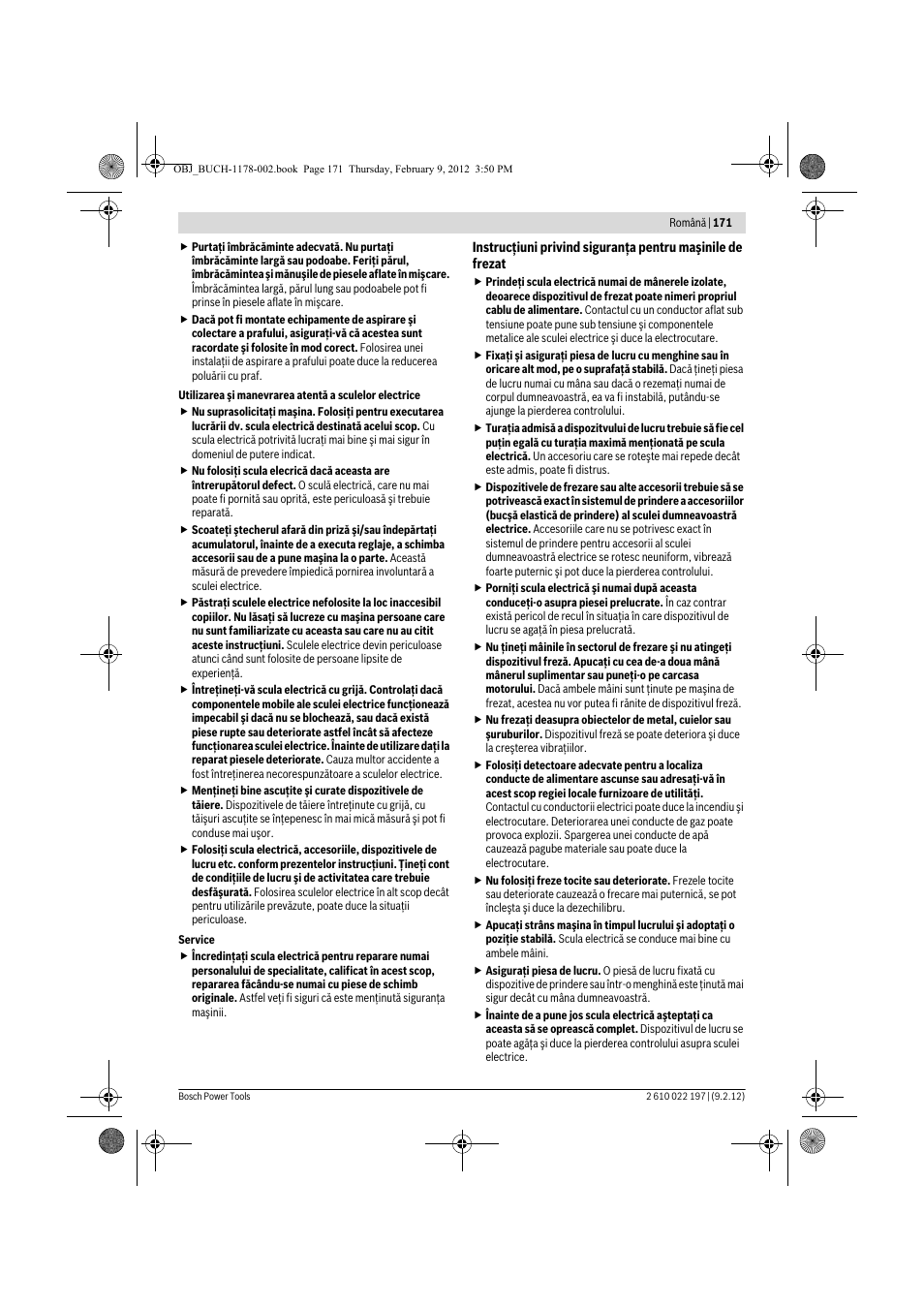 Bosch GMF 1600 CE Professional User Manual | Page 171 / 255