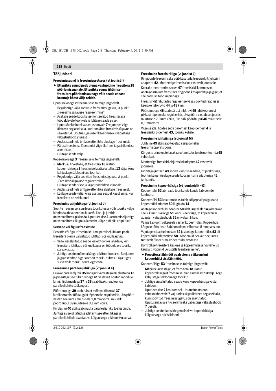 Bosch GMF 1600 CE Professional User Manual | Page 218 / 255
