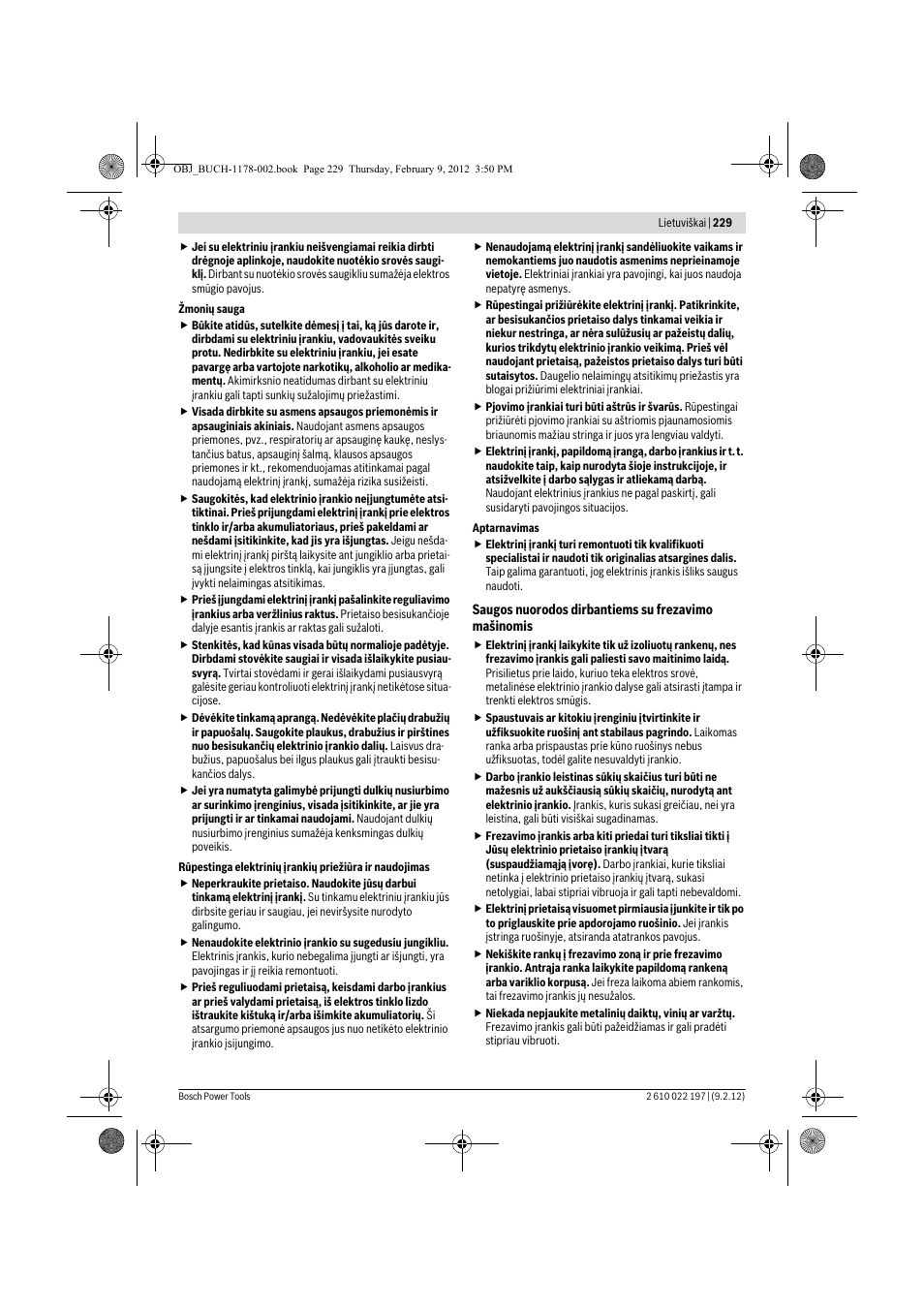 Bosch GMF 1600 CE Professional User Manual | Page 229 / 255