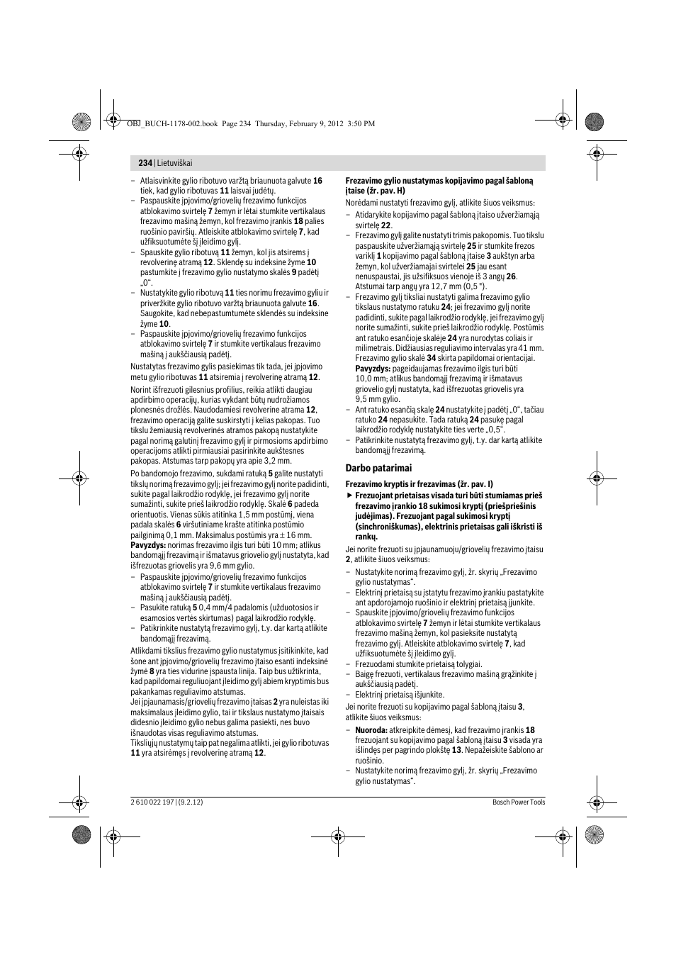 Bosch GMF 1600 CE Professional User Manual | Page 234 / 255