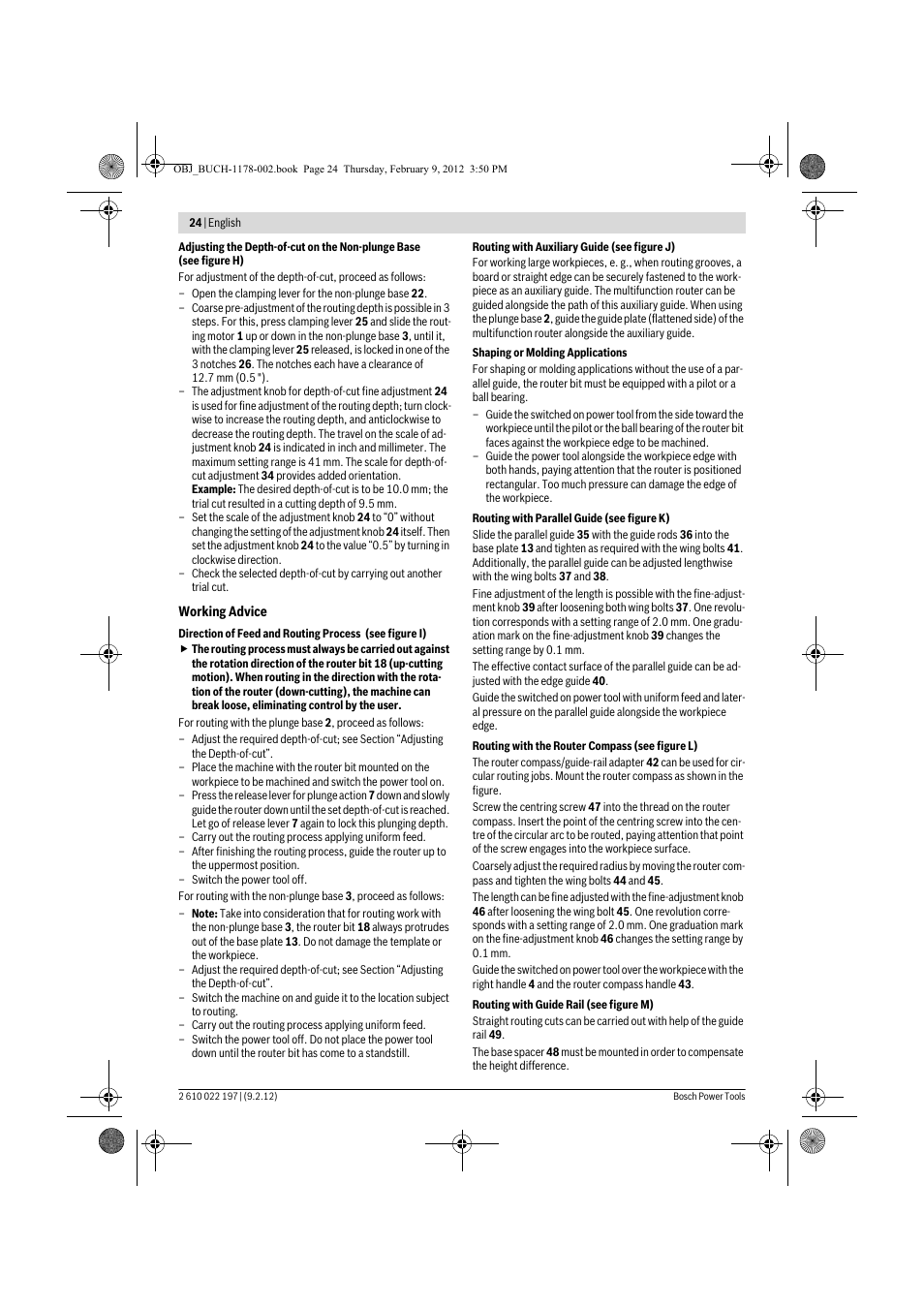 Bosch GMF 1600 CE Professional User Manual | Page 24 / 255