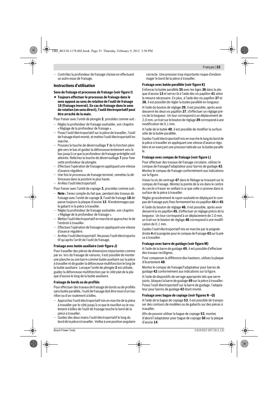 Bosch GMF 1600 CE Professional User Manual | Page 33 / 255