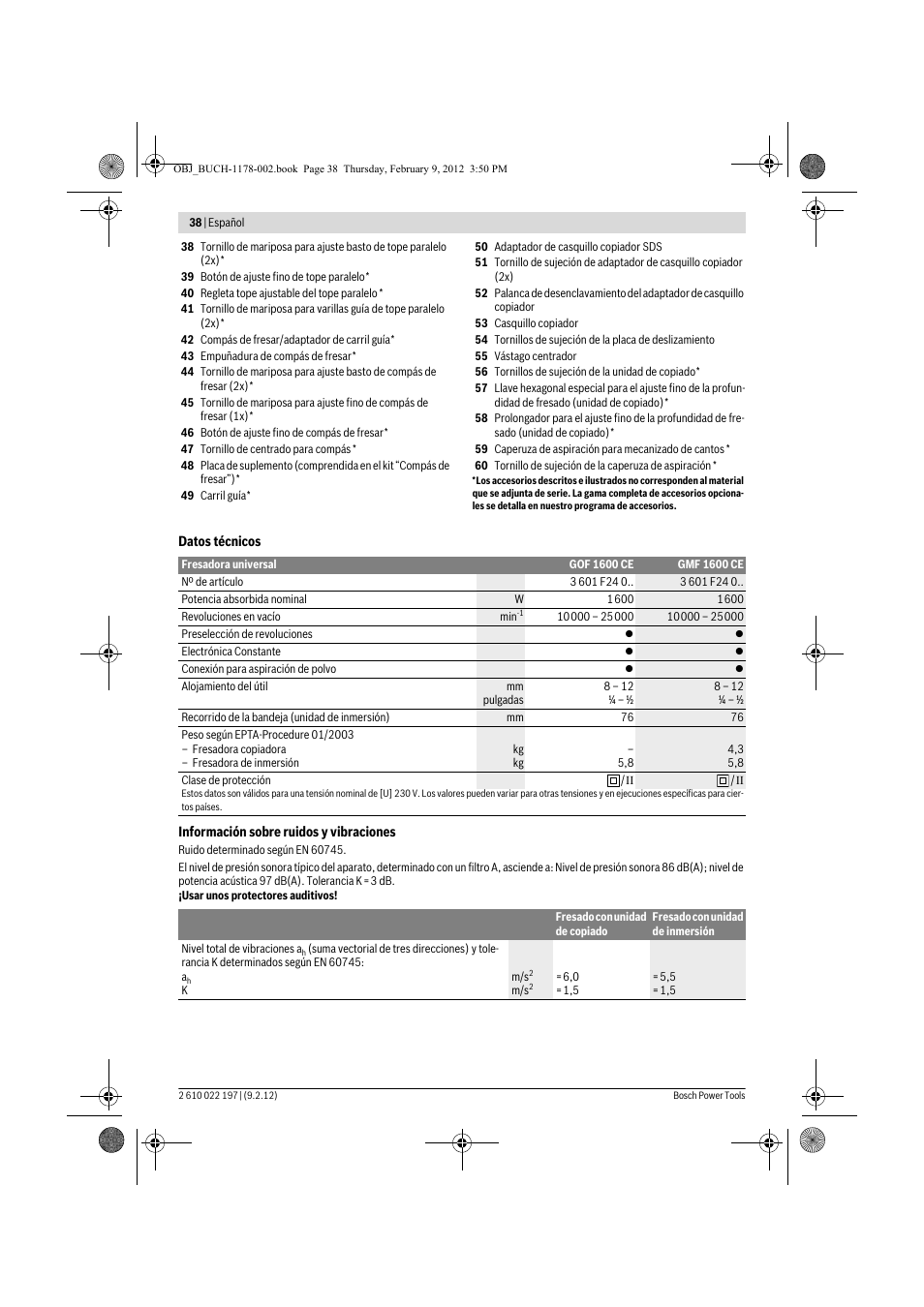 Bosch GMF 1600 CE Professional User Manual | Page 38 / 255