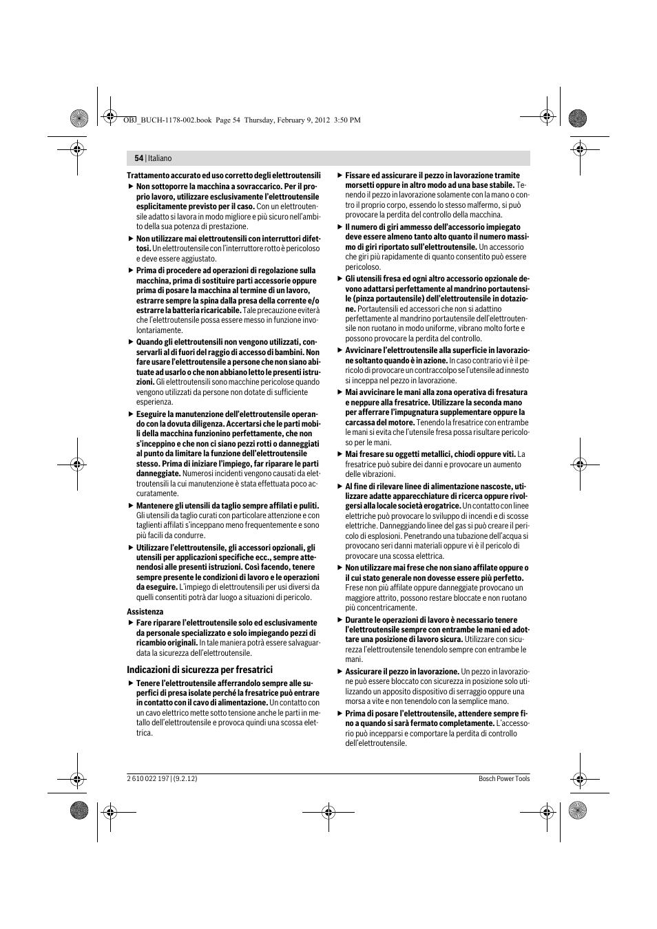 Bosch GMF 1600 CE Professional User Manual | Page 54 / 255