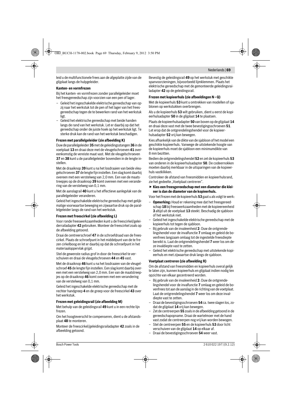 Bosch GMF 1600 CE Professional User Manual | Page 69 / 255