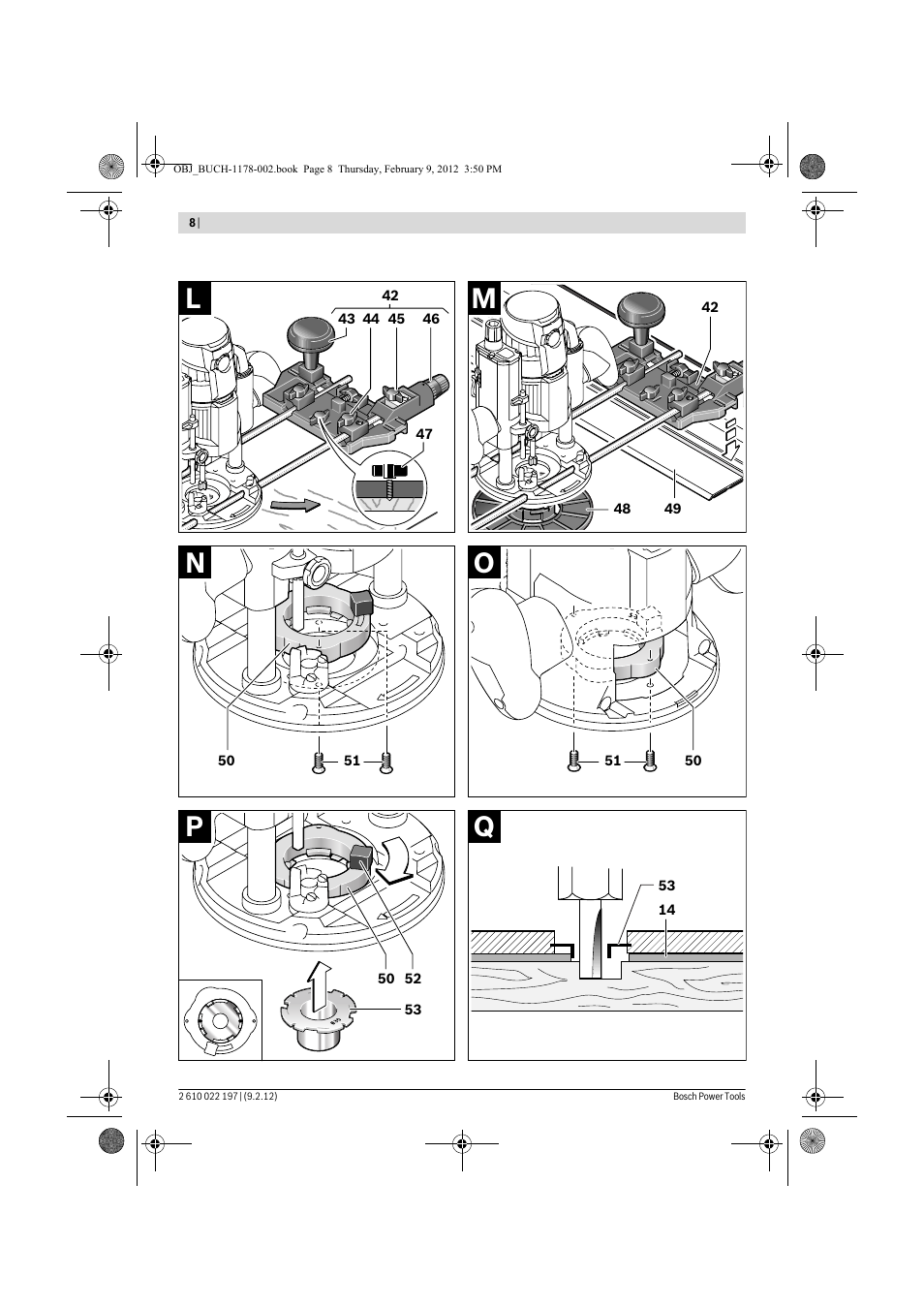 Bosch GMF 1600 CE Professional User Manual | Page 8 / 255