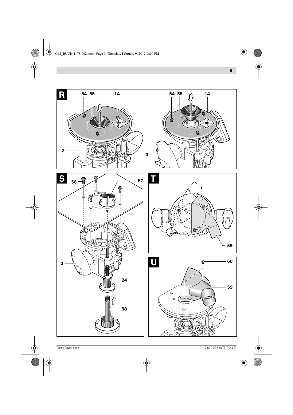 Ut s r | Bosch GMF 1600 CE Professional User Manual | Page 9 / 255