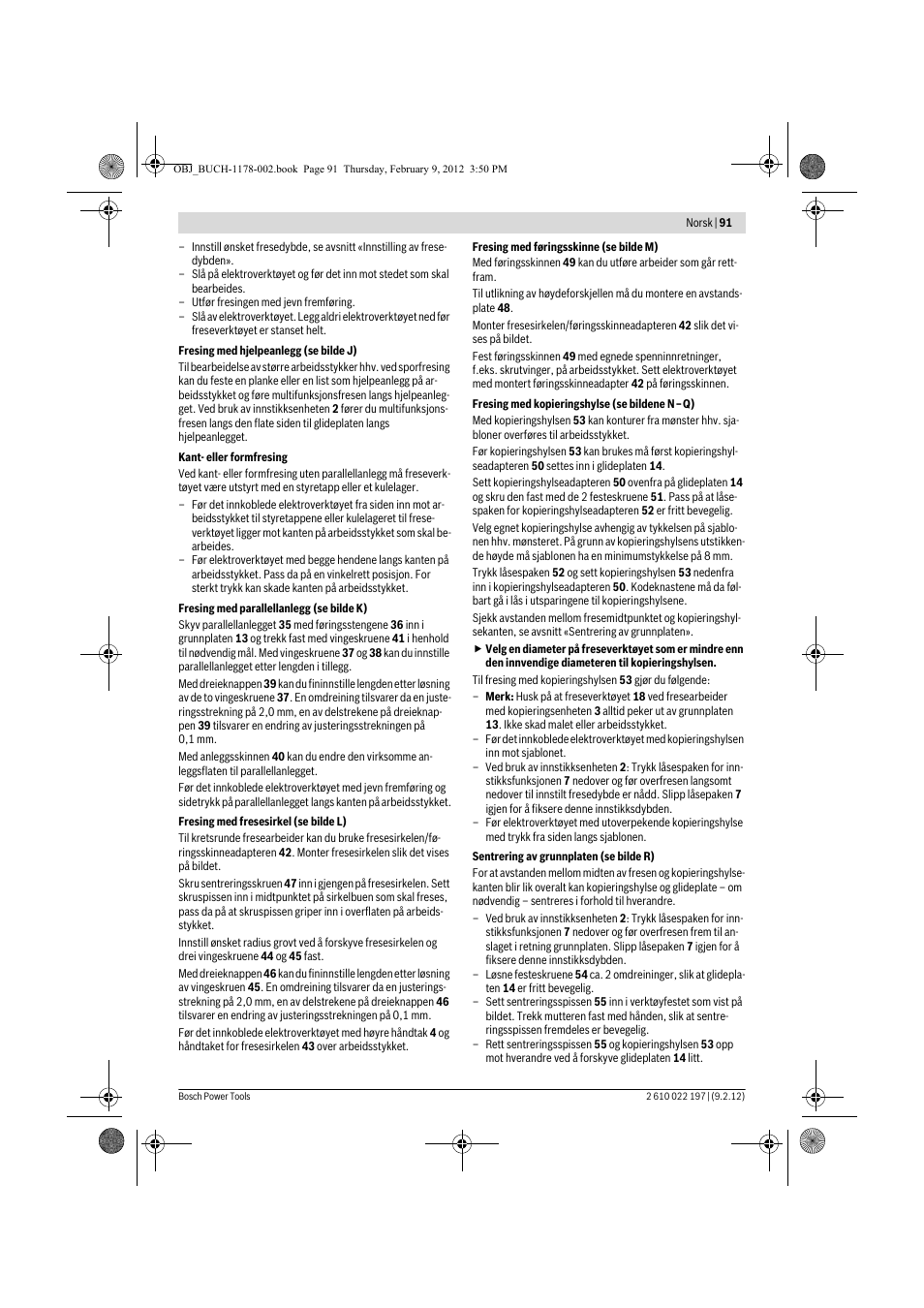 Bosch GMF 1600 CE Professional User Manual | Page 91 / 255