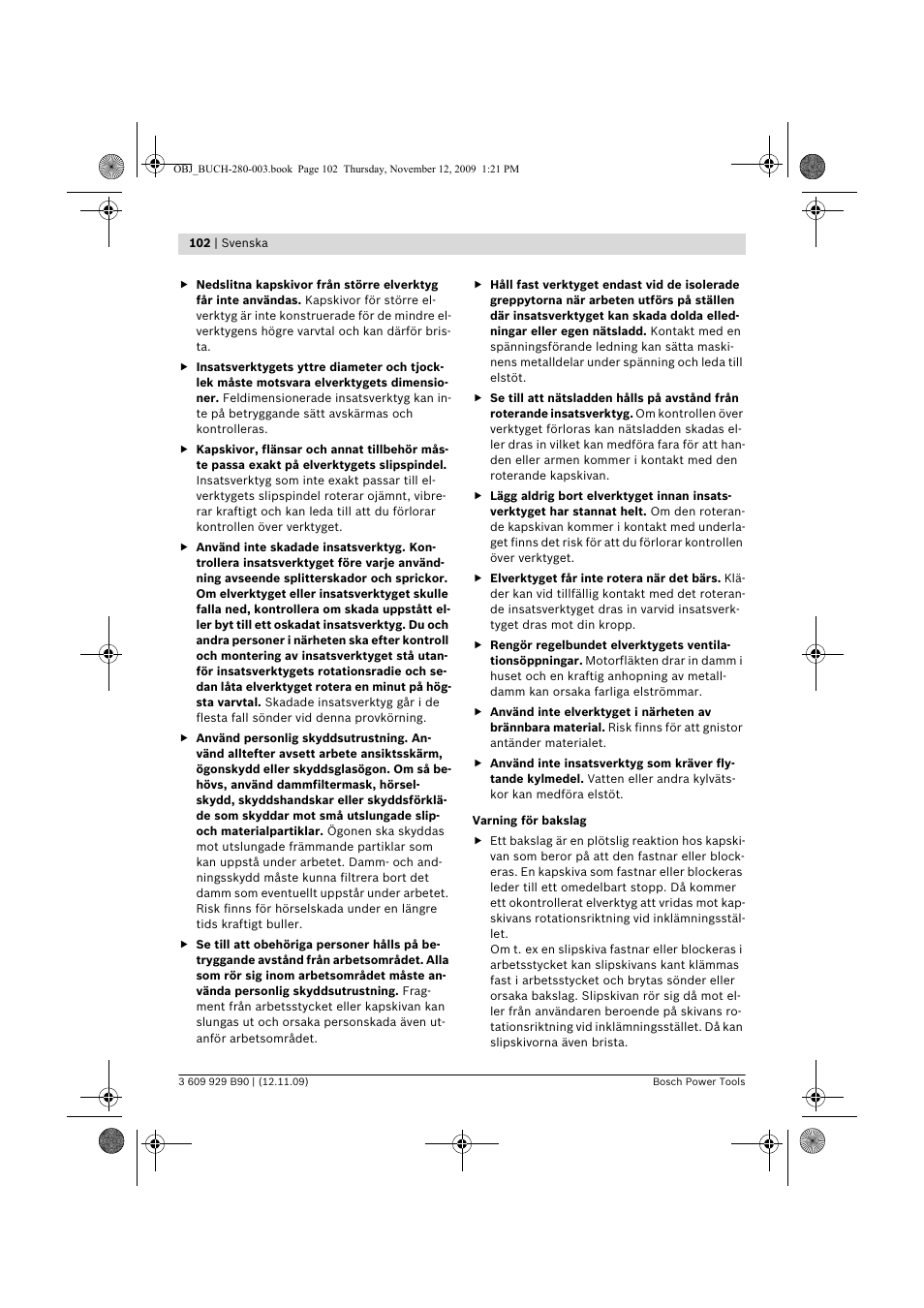 Bosch GWS Professional 24-300 User Manual | Page 102 / 337