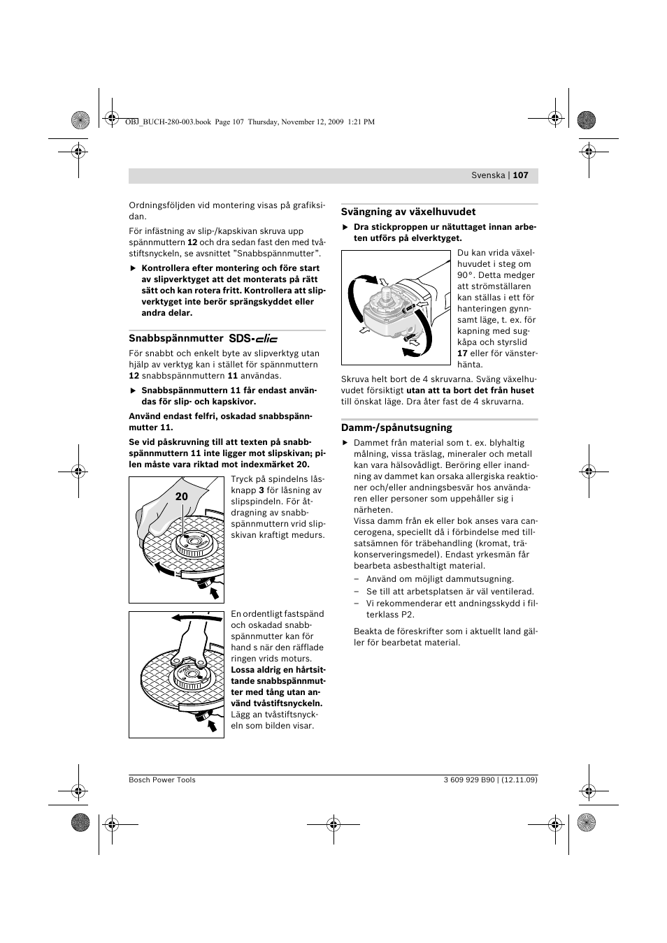 Bosch GWS Professional 24-300 User Manual | Page 107 / 337