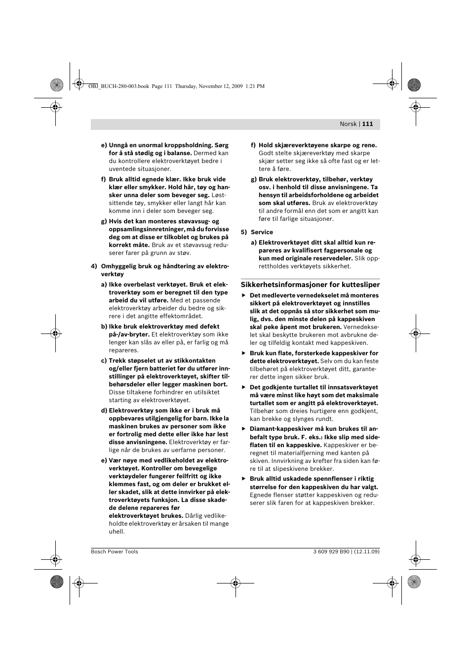 Bosch GWS Professional 24-300 User Manual | Page 111 / 337