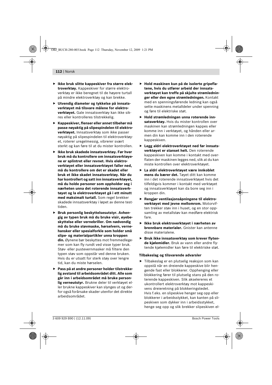 Bosch GWS Professional 24-300 User Manual | Page 112 / 337