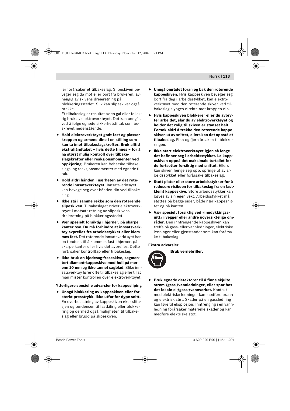 Bosch GWS Professional 24-300 User Manual | Page 113 / 337