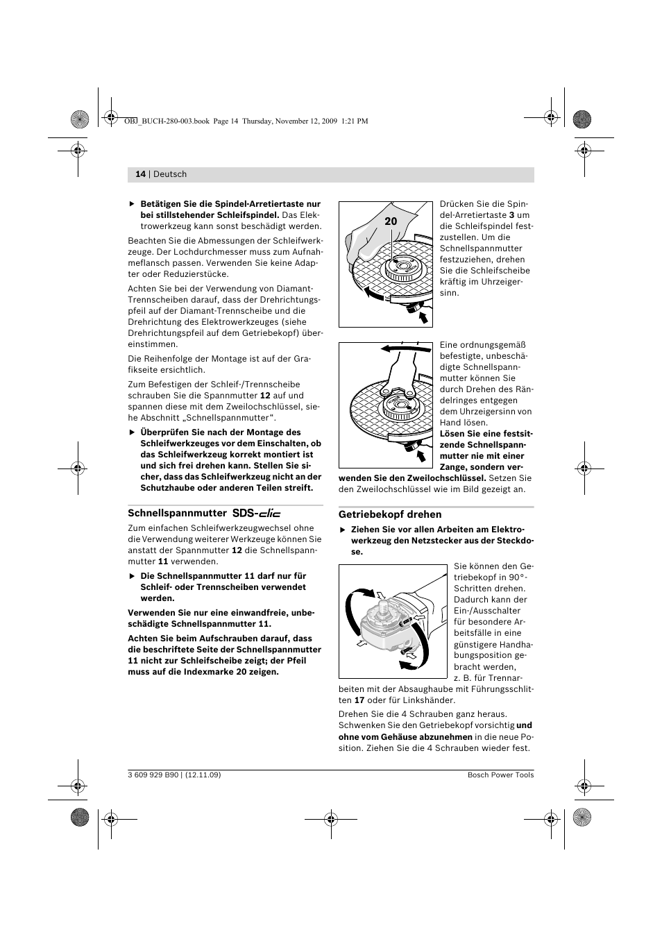 Bosch GWS Professional 24-300 User Manual | Page 14 / 337