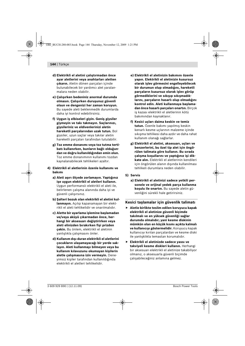 Bosch GWS Professional 24-300 User Manual | Page 144 / 337
