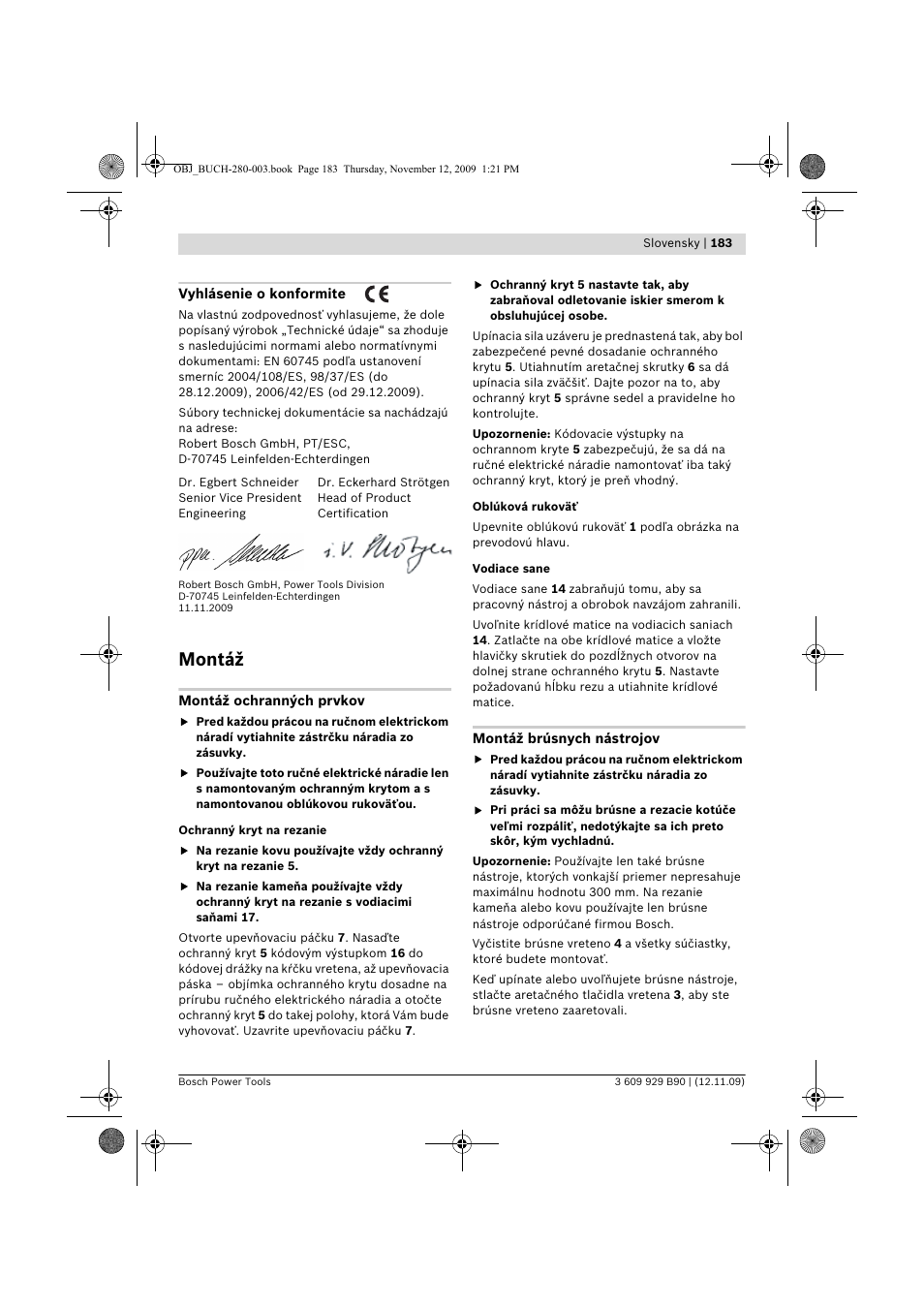 Montáž | Bosch GWS Professional 24-300 User Manual | Page 183 / 337