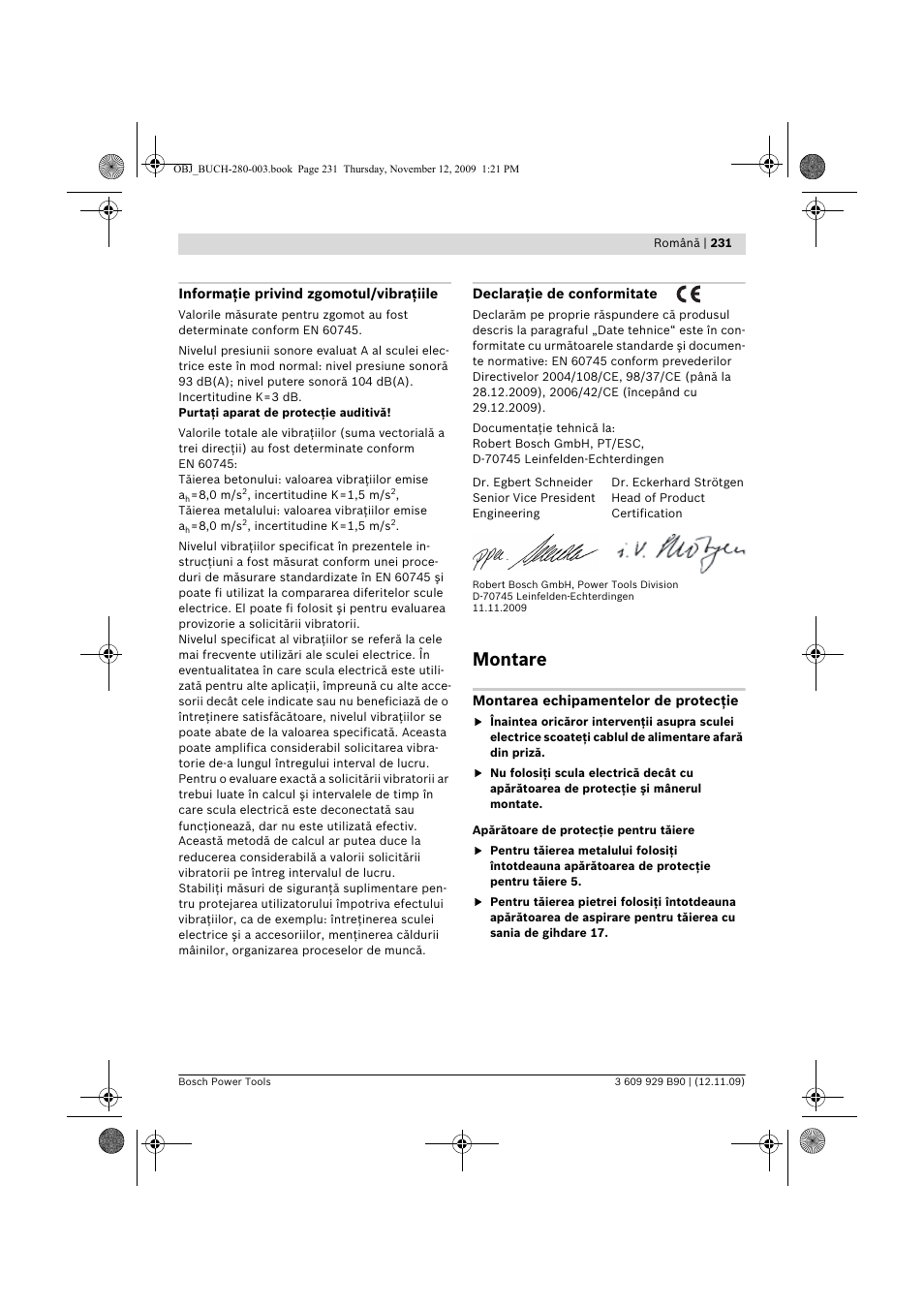 Montare | Bosch GWS Professional 24-300 User Manual | Page 231 / 337