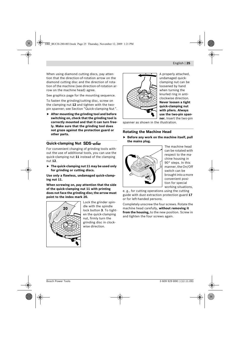 Bosch GWS Professional 24-300 User Manual | Page 25 / 337