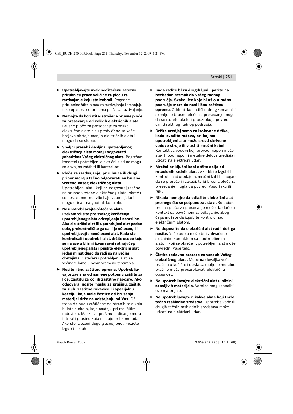 Bosch GWS Professional 24-300 User Manual | Page 251 / 337