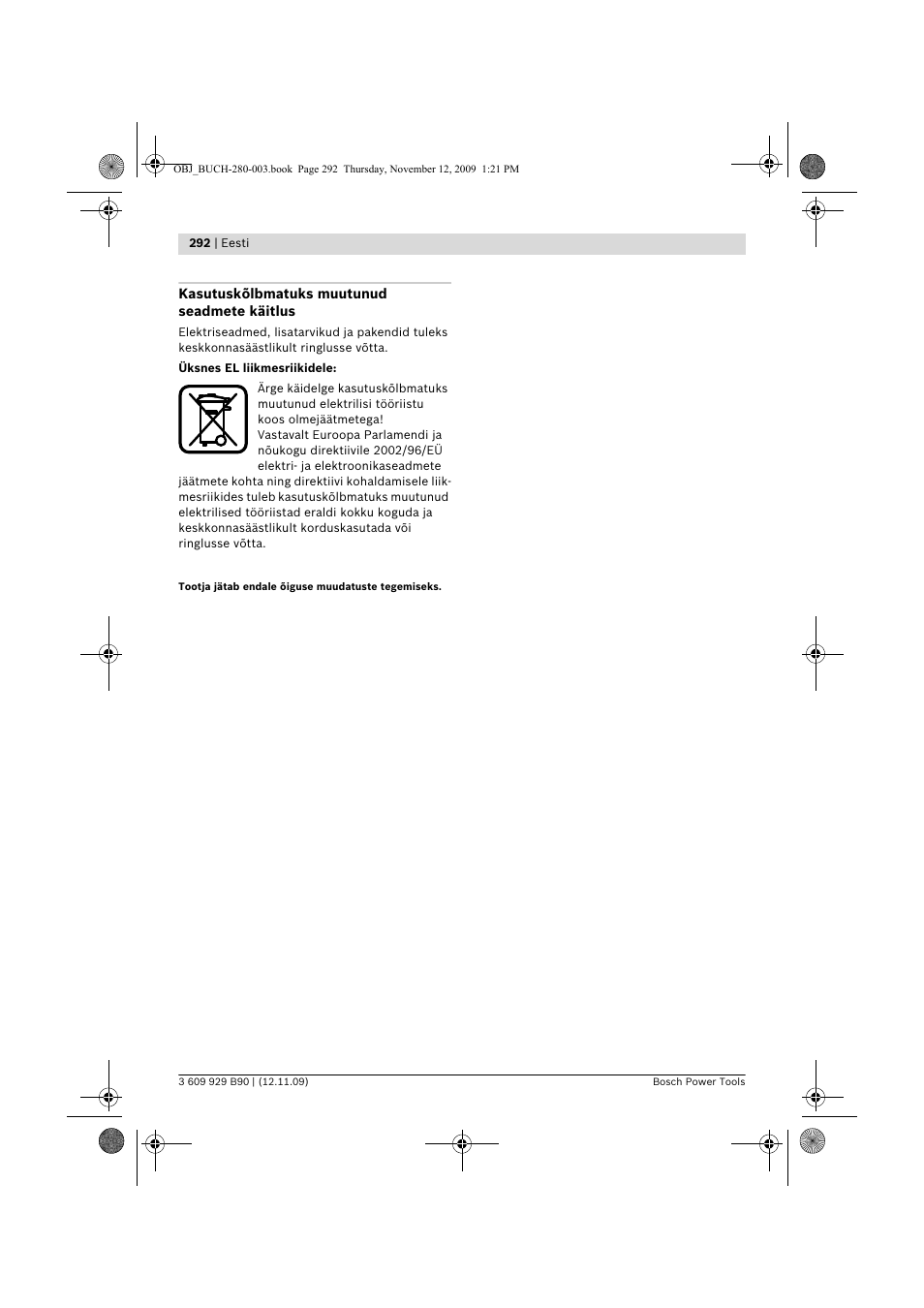 Bosch GWS Professional 24-300 User Manual | Page 292 / 337