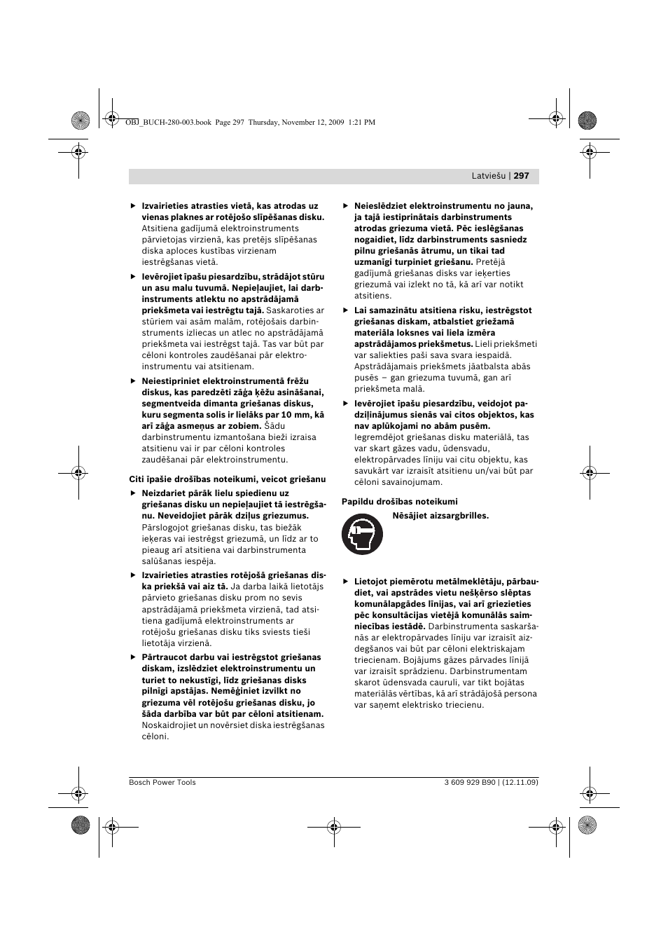 Bosch GWS Professional 24-300 User Manual | Page 297 / 337