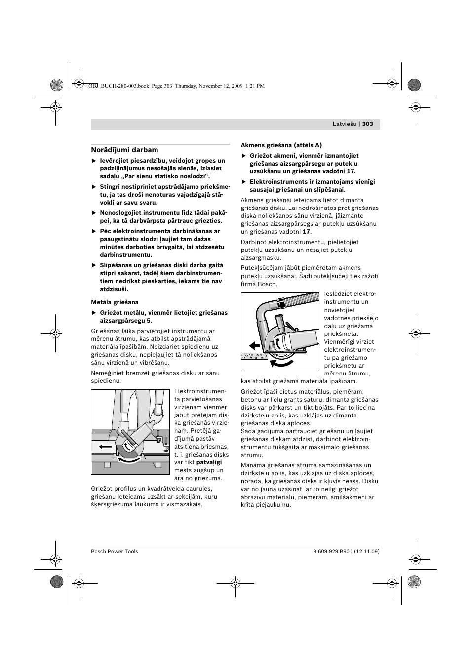 Bosch GWS Professional 24-300 User Manual | Page 303 / 337