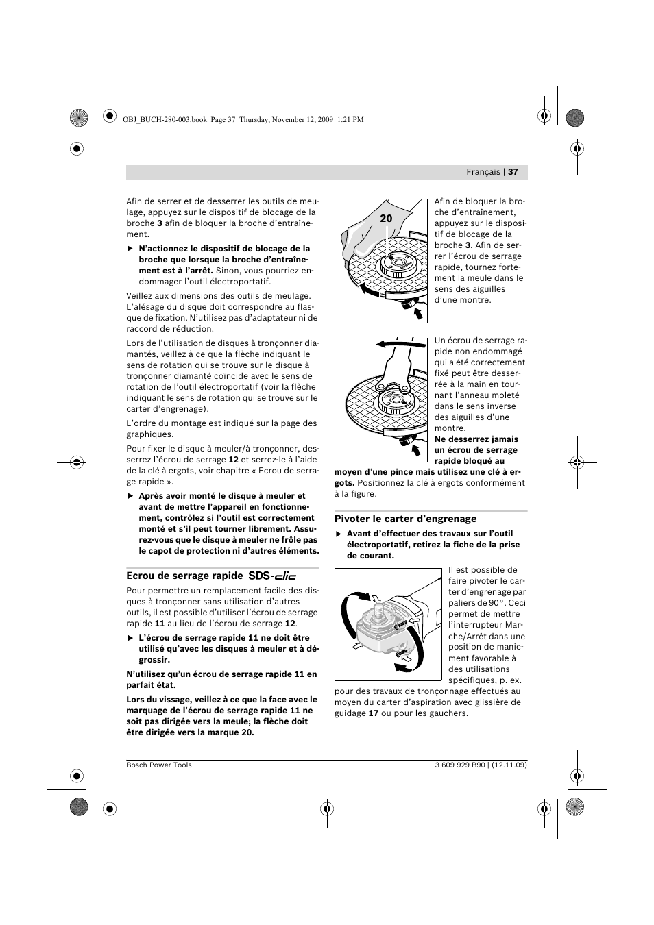 Bosch GWS Professional 24-300 User Manual | Page 37 / 337