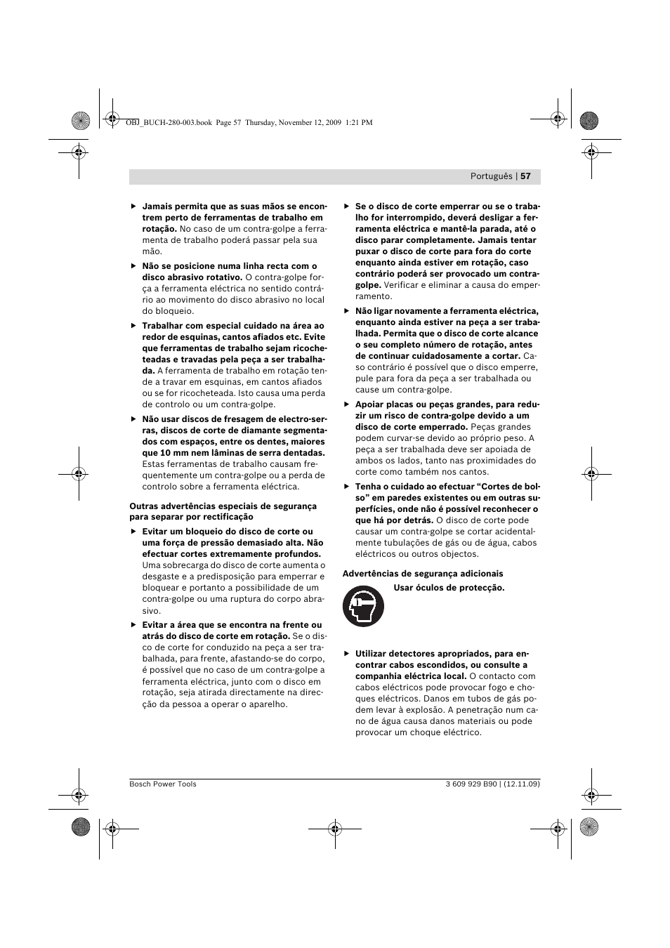 Bosch GWS Professional 24-300 User Manual | Page 57 / 337