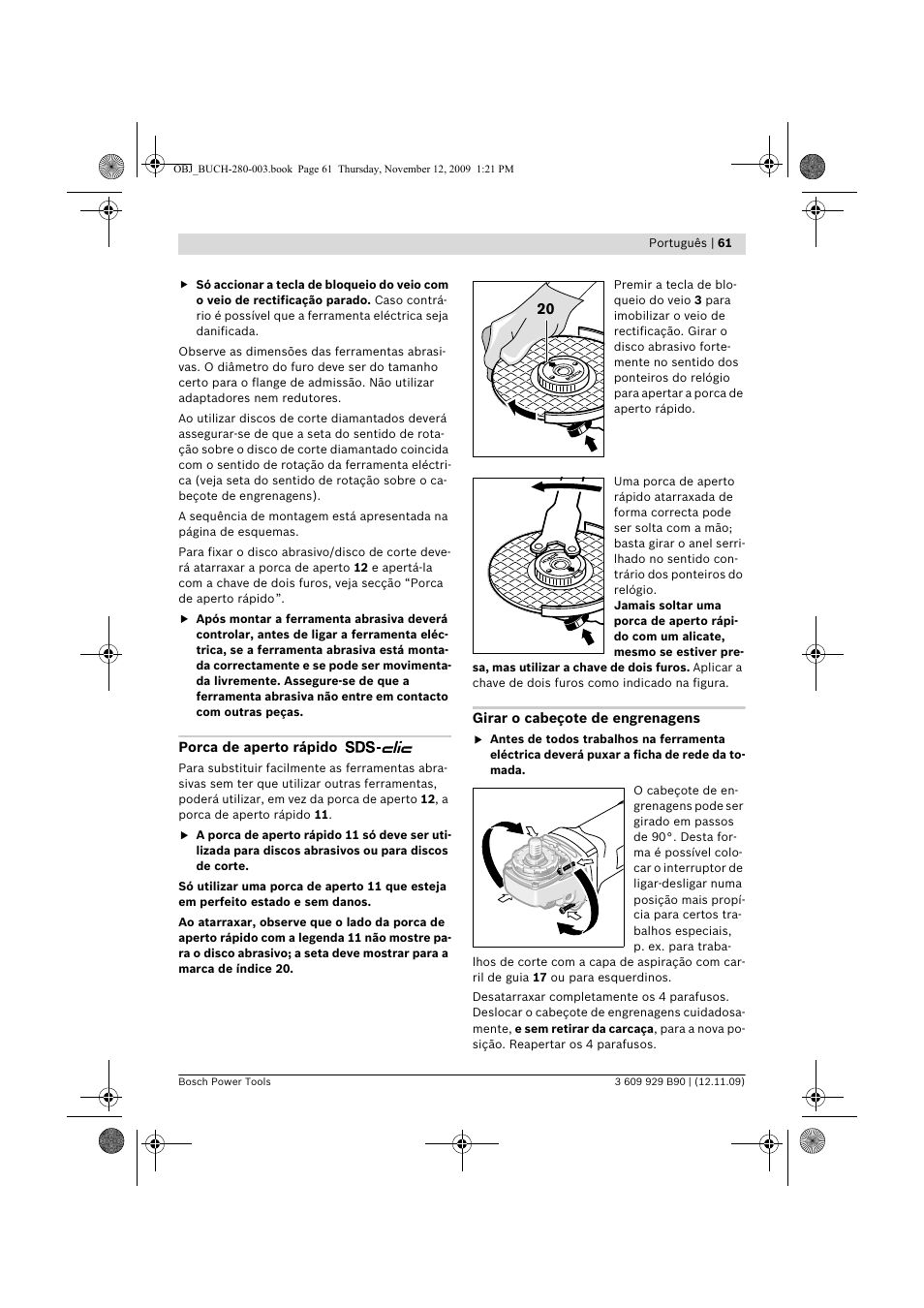 Bosch GWS Professional 24-300 User Manual | Page 61 / 337