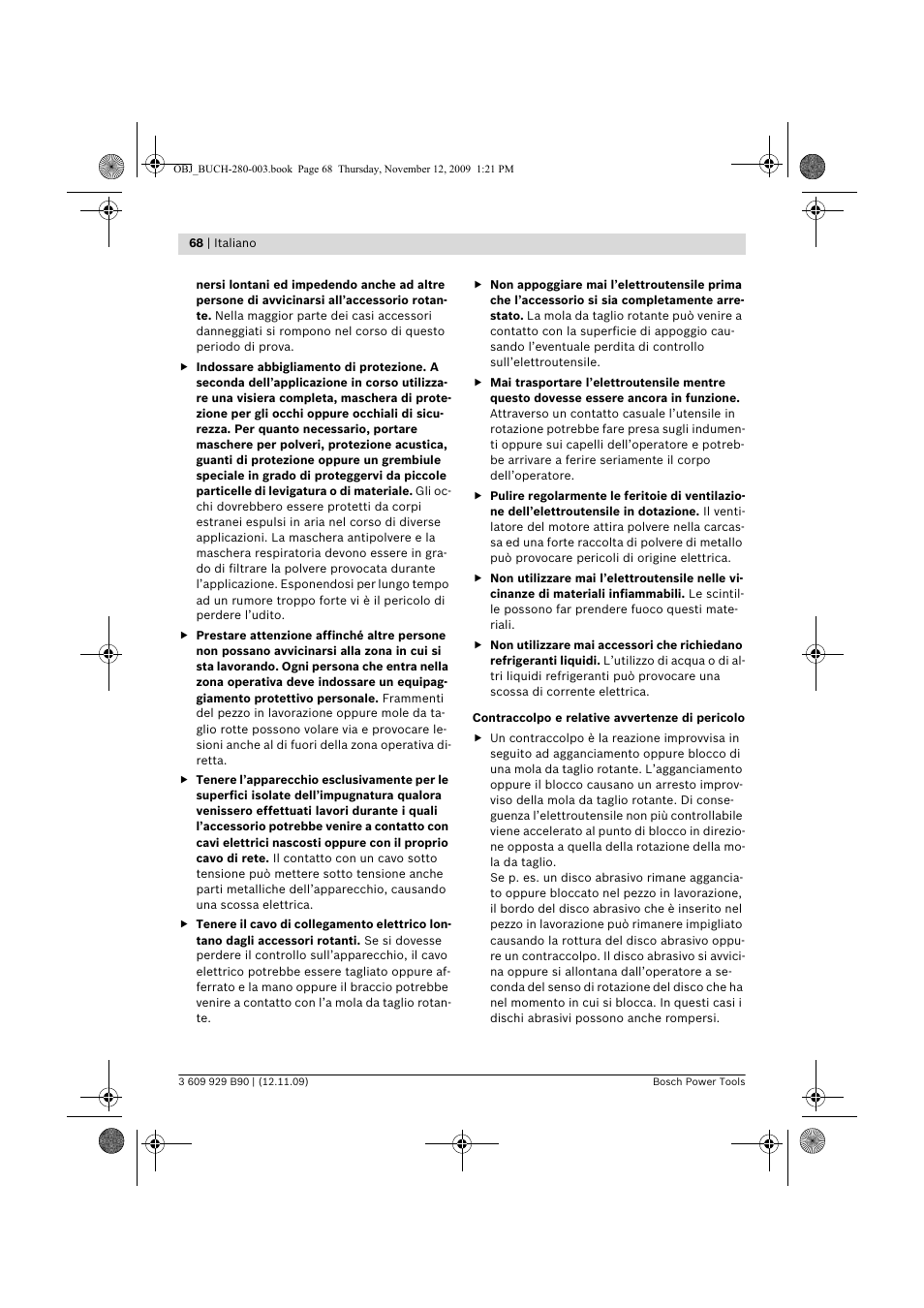 Bosch GWS Professional 24-300 User Manual | Page 68 / 337